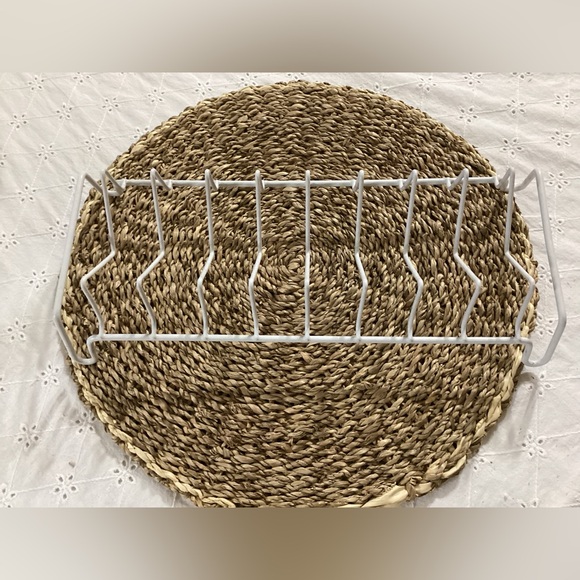 White Metal Kitchen Organizer Rack - Picture 3 of 3